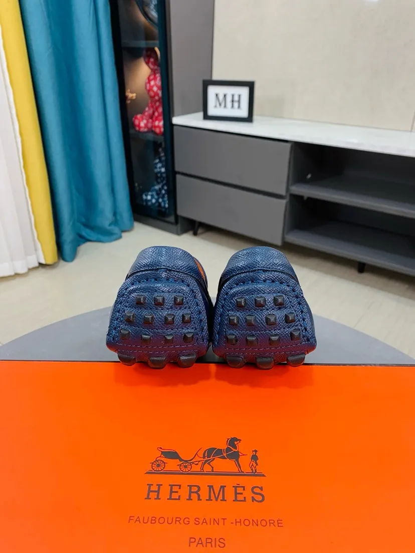 Men's men's shoes 💰458🌹🌹 Comes with packaging [Hermès] Hermès 🚹 Men's new bean slip-on shoes, full of charm, luxury style gentleman's shoes. Hermès exquisite hardware buckle accessories (❌refuse to fade) embossed design elements... interpret the brand image design concept 👑 Material imported cowhide ➕ Selected genuine leather lining ➕ Brand wear-resistant sole stitching 🔍🔍 Size: 38-44